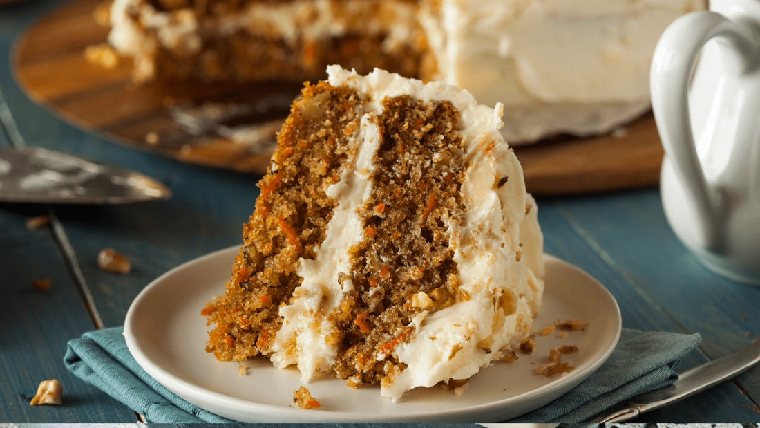 Roasted Walnut Oil Carrot Cake