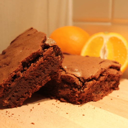 Navel Orange Fudge Brownies