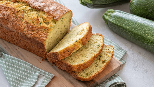 Zucchini Bread with Roasted Walnut Oil