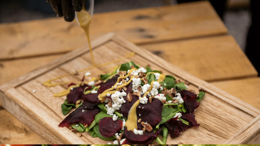 Roasted Walnut Oil Mesclun Salad