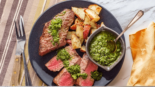 Naples Summertime Steak Verde Sauce