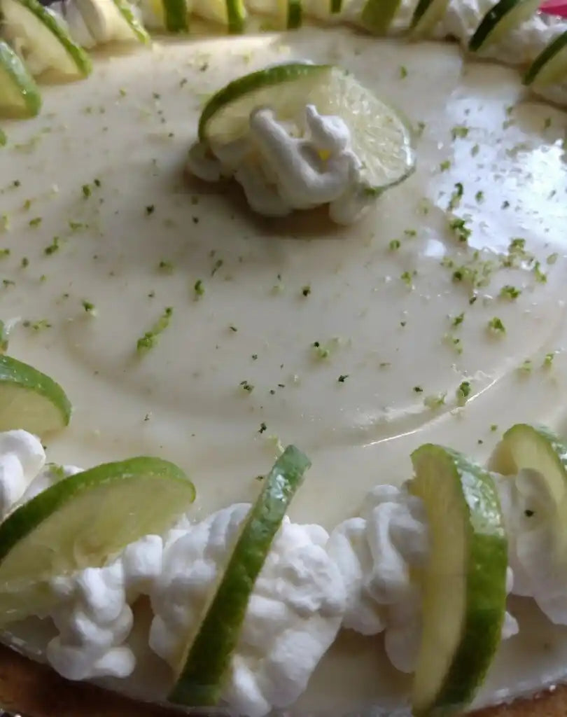 Key Lime Pie with Umeboshi Plum Créme Fraiche