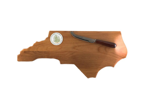 NC Cheese Board with Walnut Cheese Knife