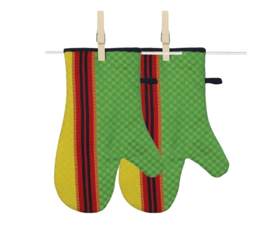 Moutet Tissage Oven Mitts Set of Two