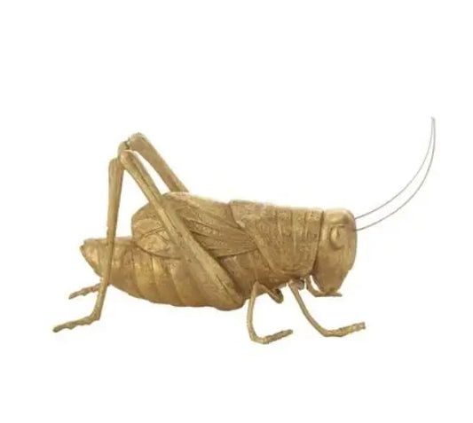 Gold Resin Cricket