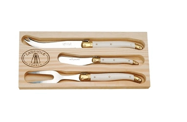 Jean Dubost Laguiole 3pc Cheese Set