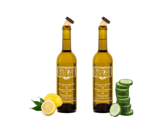Lemon Fused Olive Oil + Suyo Cucumber White Balsamic Pairing
