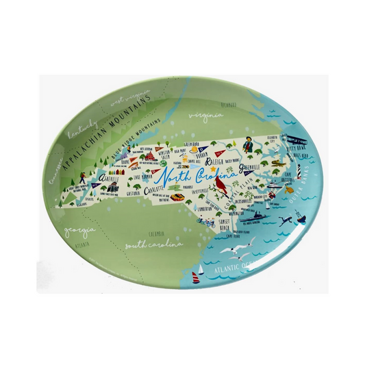 North Carolina Melamine Platter