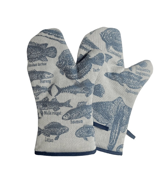 Moutet Tissage Oven Mitts Set of Two