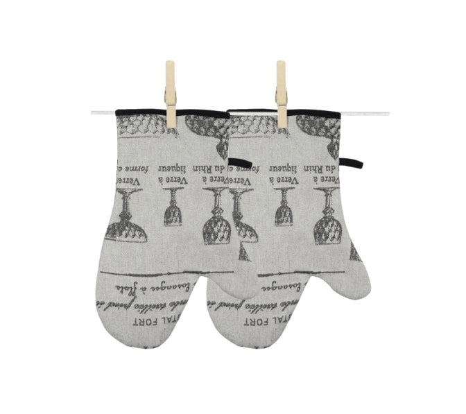 Moutet Tissage Oven Mitts Set of Two