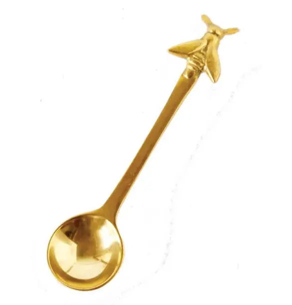 5" Brass Spoon with Bee