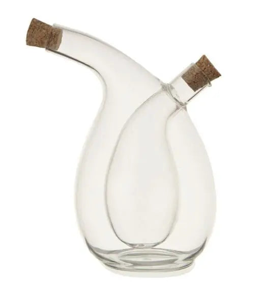 Hand-Blown Glass Oil & Vinegar Cruet