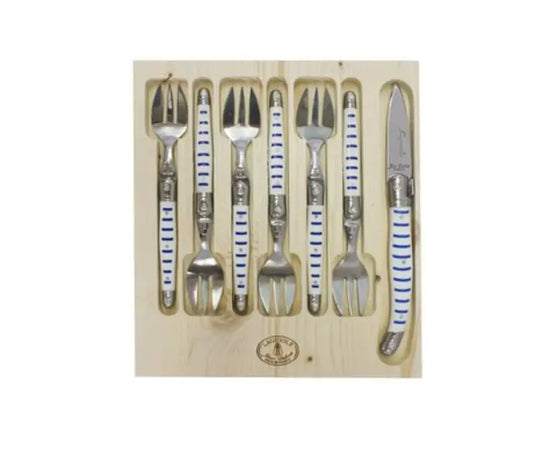 Jean Dubost Laguiole 7 Piece Mariniere Oyster Set