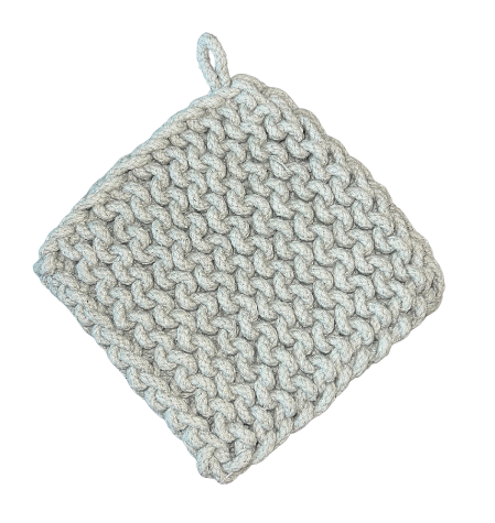 Square Cotton Crocheted Pot Holder