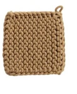 Square Cotton Crocheted Pot Holder