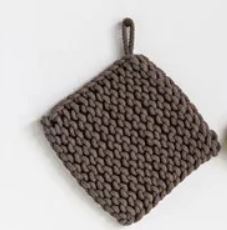 Square Cotton Crocheted Pot Holder